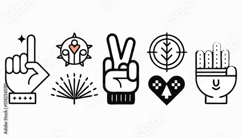 Hands holding hands vector illustration symbolizing unity and connection