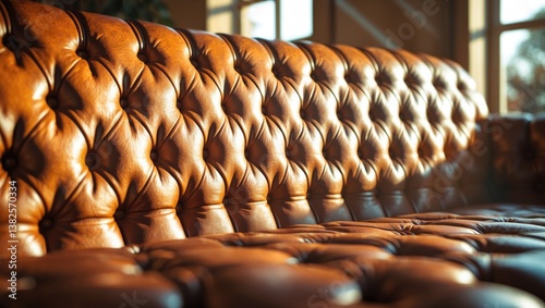 Stunning claret vintage leather sofa