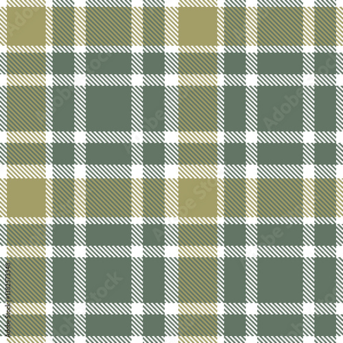 Plaid pattern seamless. Bright white & Dark medium grey Tartan Fabric Design. 