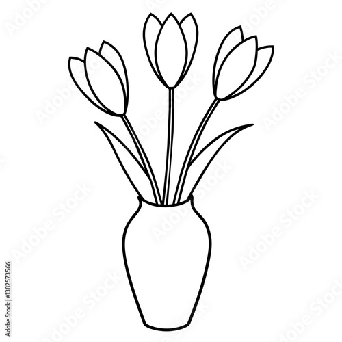 tulip in vase
