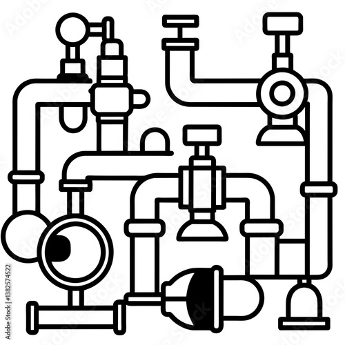 set of water tap