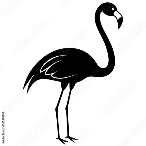 illustration of a flamingo