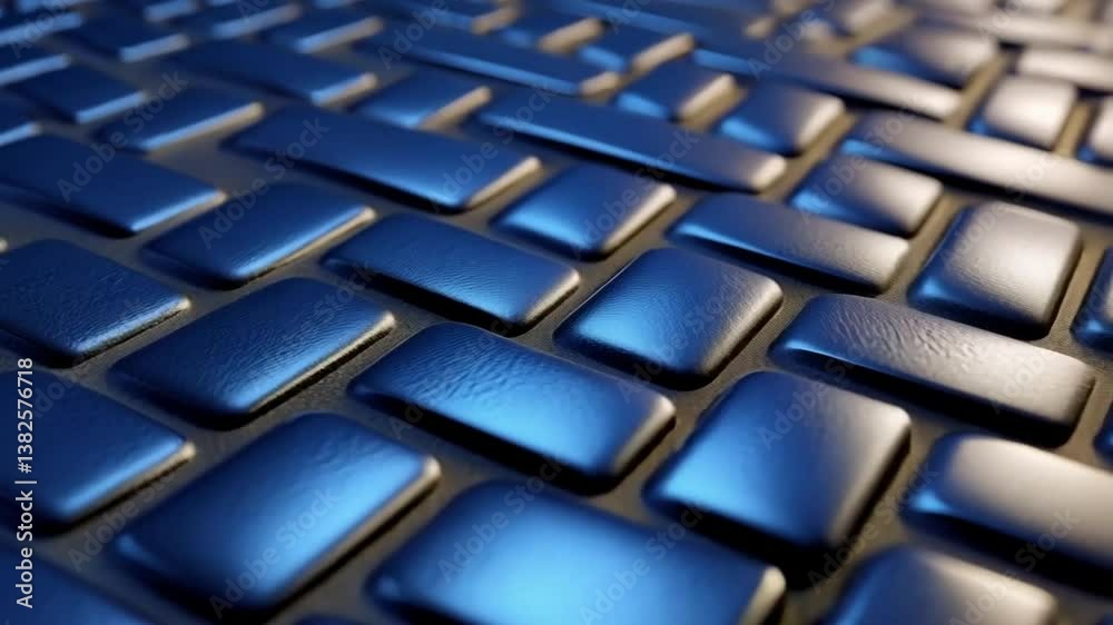 Metal Pattern With Blue Background Creates a Modern Visual Effect Generative AI Metal Pattern With Blue Background Creates a Modern Visual Effect Generative AI