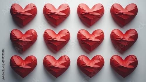 Set of empty tags labels, separated on white background with clipping path