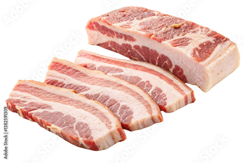 raw pork meat