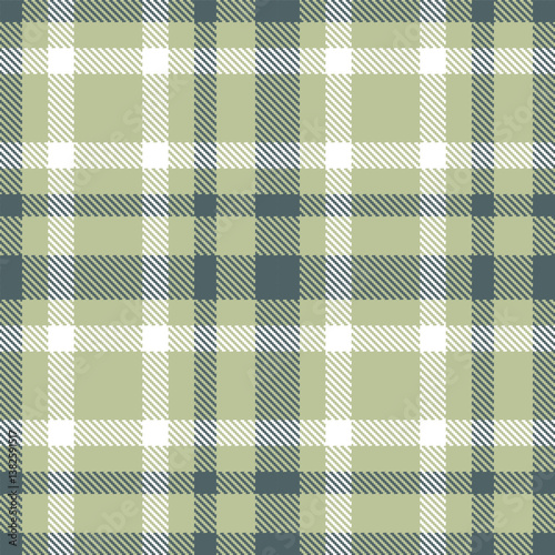 Fire putty Seamless Tartan with Cool gunmetal accents Fabric Design