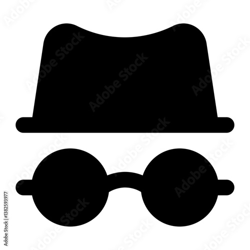 incognito icon for illustration