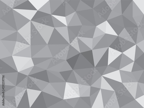 Gray Low Poly Abstract Background Texture