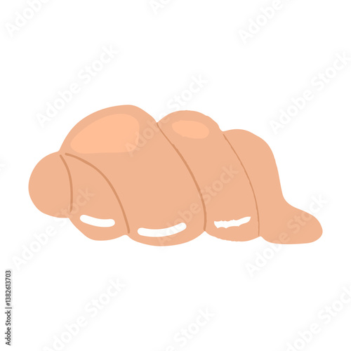 Various bakery and pastry set. Collections of bread, buns, croissant.  bread and various bakery products. Baguette, ciabatta, loaf, rye bread, buns, bagel,. variant croissant style