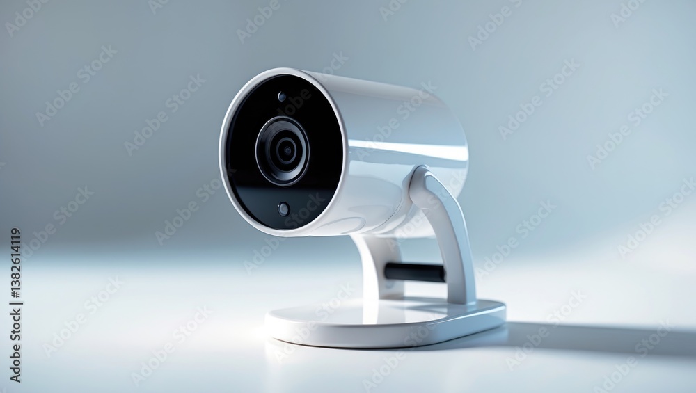 Dome security cameras on a light backdrop, monitoring camera. Dome security cameras on a light backdrop, monitoring camera.