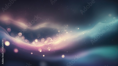 Real dust particles suspended indoors illuminated by natural sunlight.