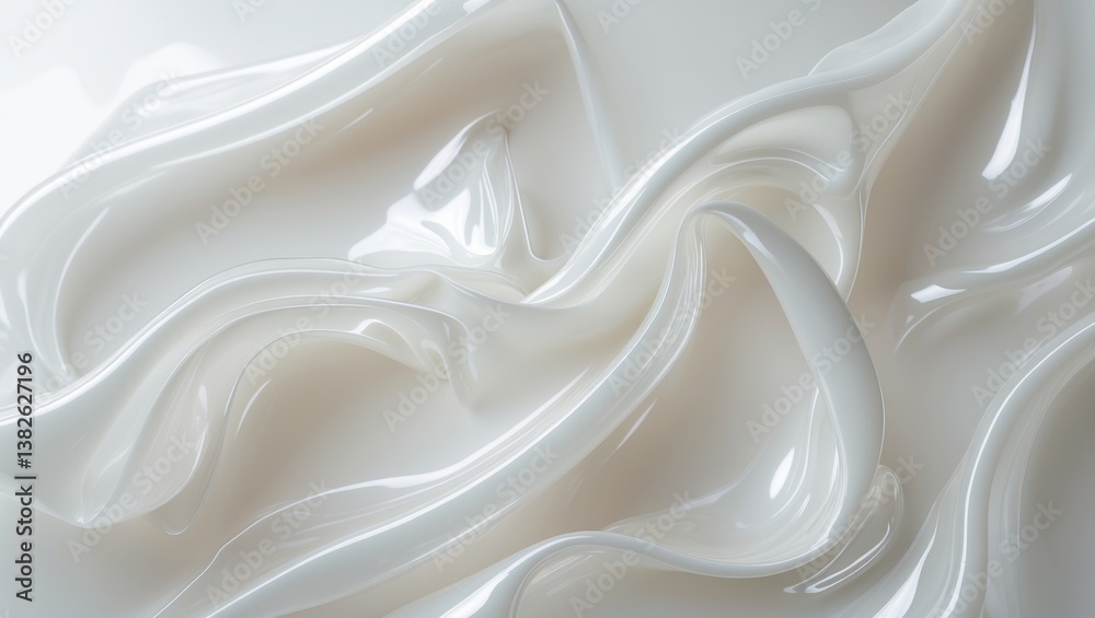 Abstract background of translucent plastic wrap featuring subtle texture and folds that create a smooth, flowing design. Abstract background of translucent plastic wrap featuring subtle texture and folds that create a smooth, flowing design.