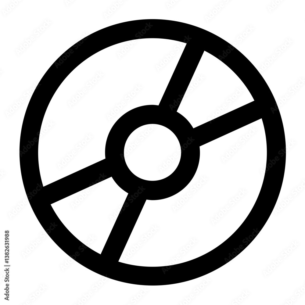Obraz premium cd icon for illustration