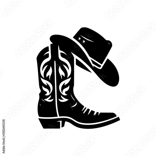 cowboy boot silhouette