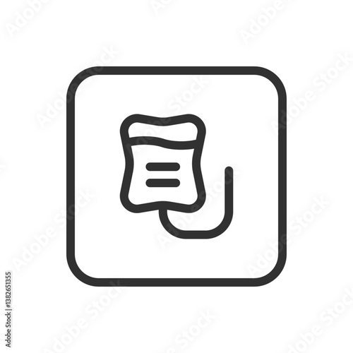 Drip Chamber - Medical Infusion and Fluid Administration Icon