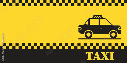 Taxi service icon in flat style. Cab vector illustration on isolated background. Delivery company sign business concept.