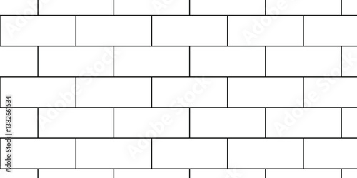 Seamless Pavement seamless mosaic stone concrete wall surface tiles. subway vector block rock white brick wall texture background.	