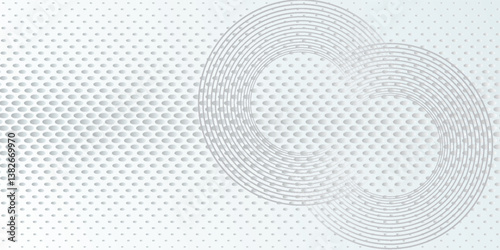 Wallpaper Mural White abstract background. Modern circle lines pattern. Futuristic new concept. Minimal geometric modern design. Torontodigital.ca