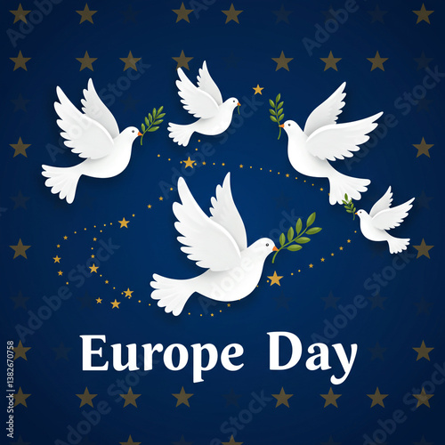 Peaceful Europe Day with Wh...