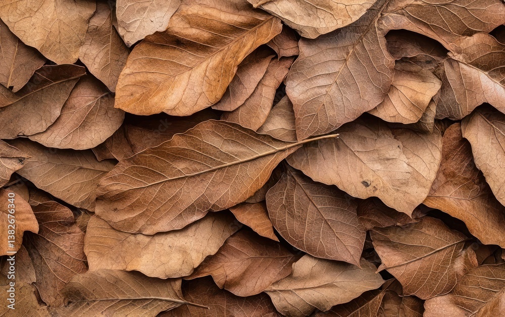 Brown Dried Leaves Texture Background Brown Dried Leaves Texture Background