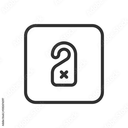 Room Service Clean - Hotel Hygiene and Maintenance Icon