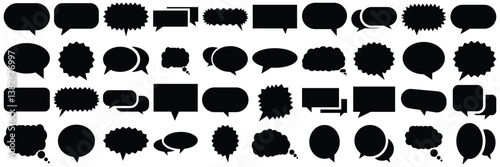 Speech Bubble collection  of vector illustration   