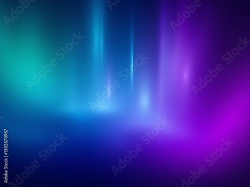 A gradient background transitioning through mystical aurora borealis blend of deep blue, neon green, and vibrant purple with a smooth and visually appealing blend.