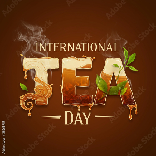Decorative Tea Lettering fo...