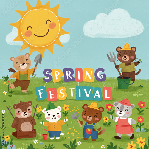 Playful Animals Celebrating...