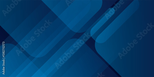 Abstract blue background with glowing geometric lines. Modern blue gradient square shape design. Futuristic technology modern concept. Suit for brochure, corporate, website, poster, banner, cover