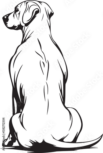 Slika na platnu adorable Rhodesian Ridgeback dog