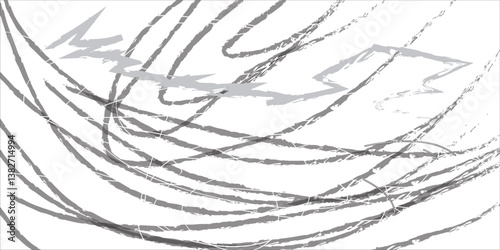 Strokes in different directions of black paint on a white background. Graffiti element. Design template for the design of banners, posters, booklets, covers, magazines. EPS 10