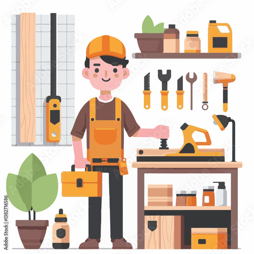 carpenter, wood, carpentry, equipment, construction, workshop, man, person, worker, craft, craftsman, work, professional, timber, tool, plank, home, business, skill, industry, woodwork, job, male, woo