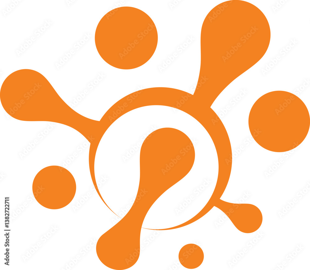 Fototapeta premium orange theory icon.eps
