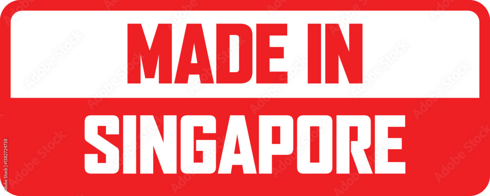 made in signapore rubber stamp vector made in signapore rubber stamp vector