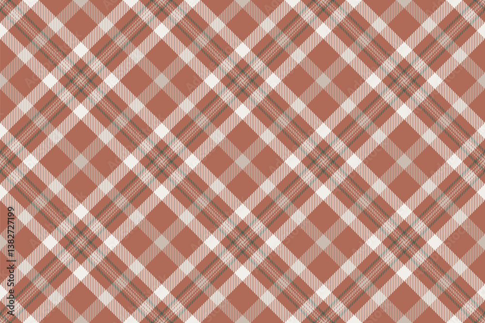 Elegant terracotta, white, and sage green plaid pattern. Perfect for textile design, website backgrounds, or autumnal themed projects. Elegant terracotta, white, and sage green plaid pattern. Perfect for textile design, website backgrounds, or autumnal themed projects.