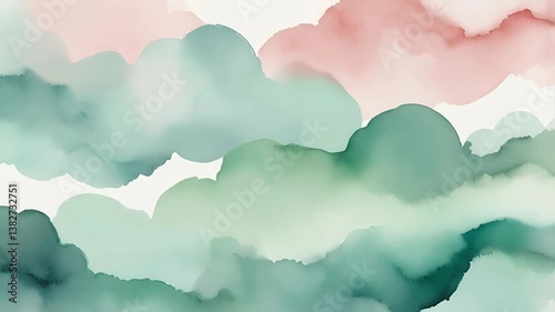 clouds in the sky, creating ephemeral forms that seem to float across the white space, composition evokes early sunlight filtering through windows, with each shape's transparency revealing layers bene