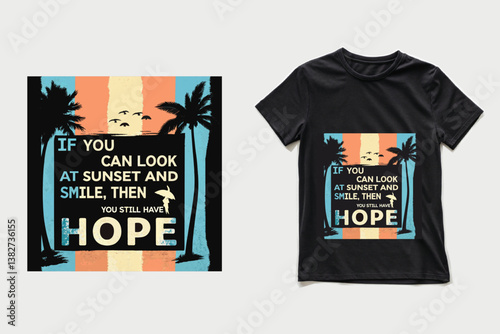 Summer new trendy t-shirt vector