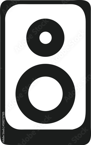 loudspeaker silhouette icon