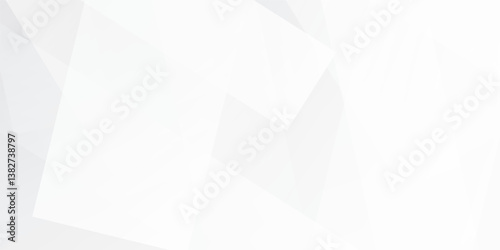 Stylized Abstract Surface Featuring Clean Glossy Squares in Soft Grey and Crisp White, Defined by a Detailed Geometric Motif and a Smooth, Refined Texture