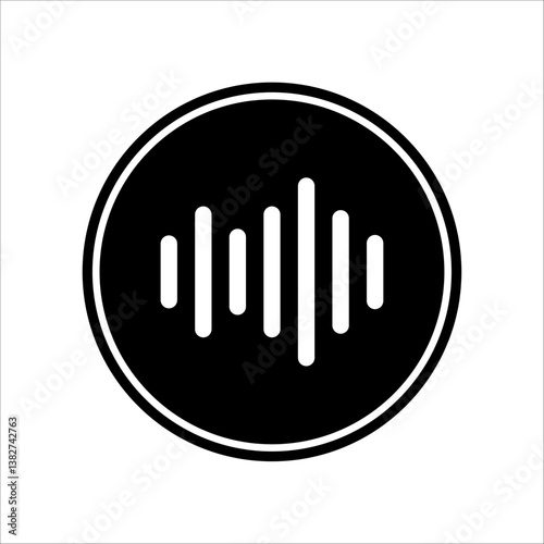 Icon a frequency, isolated against a clean background.