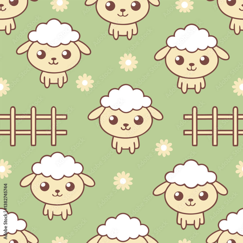 seamless pattern with sheep seamless pattern with sheep