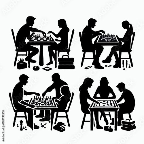 Silhouette Chess Game: Strategy, Skill, and Fun for Couples and Friends - Ultimate Mind Sport and Leisure Activity