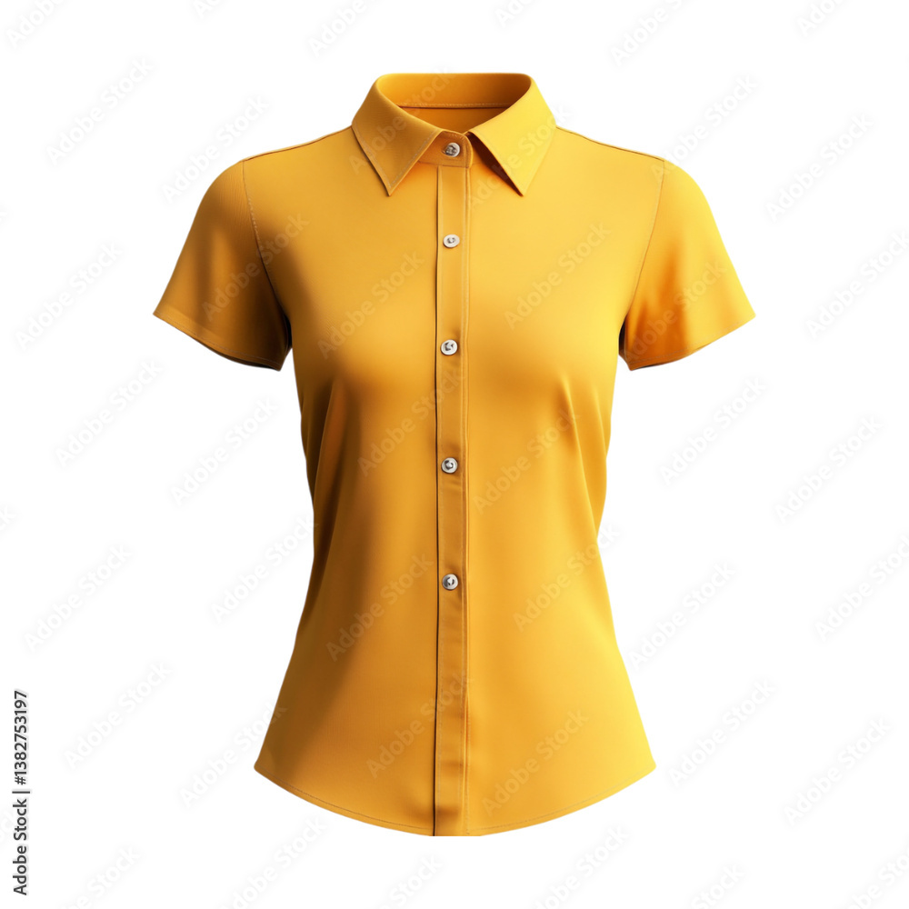 Transparent or PNG Image of Woman Yellow T-Shirt Transparent or PNG Image of Woman Yellow T-Shirt