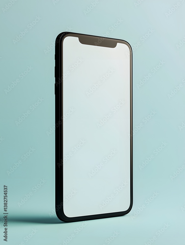 smartphone with blank screen smartphone with blank screen