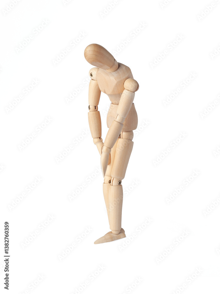 A Wooden dummy with hands down, conveying sadness. A Poseable figure and Articulated mannequin capture a moment of despair, perfect for artists and creating expressive, emotional sketches. A Wooden dummy with hands down, conveying sadness. A Poseable figure and Articulated mannequin capture a moment of despair, perfect for artists and creating expressive, emotional sketches.