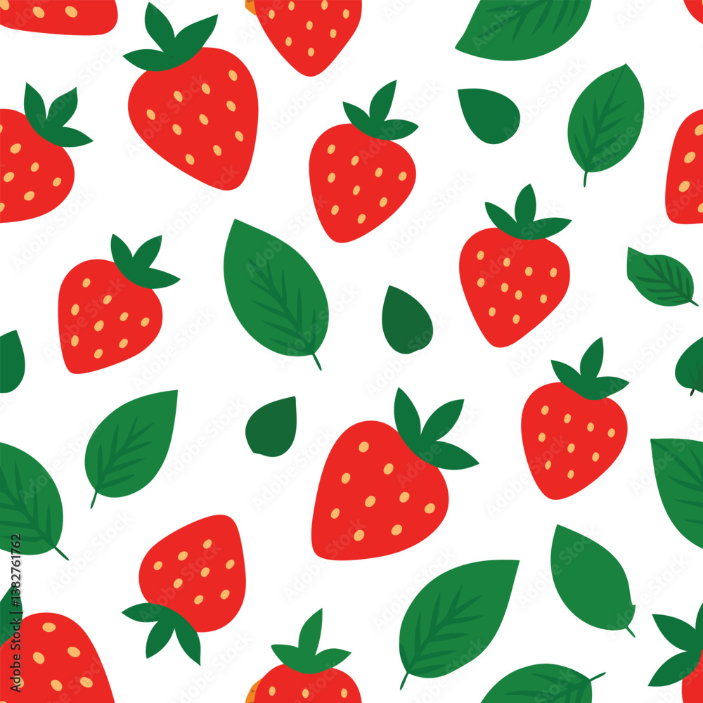 seamless pattern with strawberries seamless pattern with strawberries