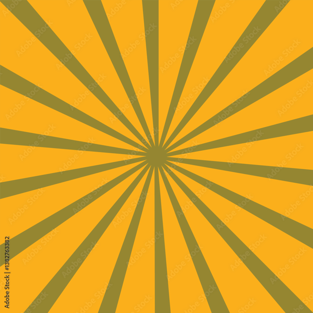 Obraz premium Sunbeams: Yellow rays background