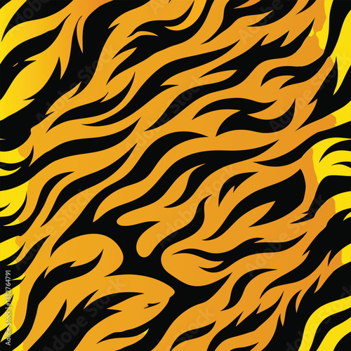 tiger skin pattern