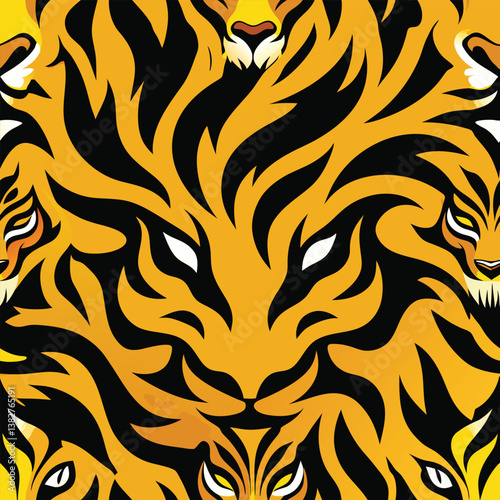 tiger skin background